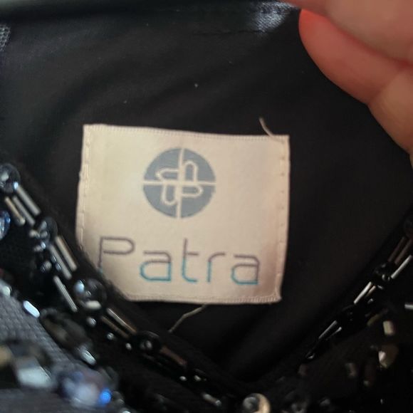 Beautiful long dress for any special occasion in a great condition, navy blue. - Picture 3 of 3